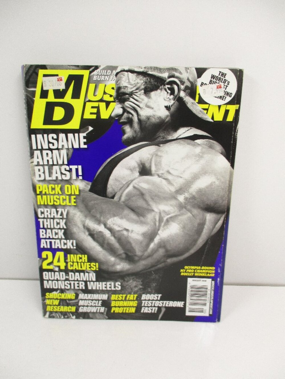 Muscular Development Magazine August 2010 Roelly Winklaar  Vol.47, No.8